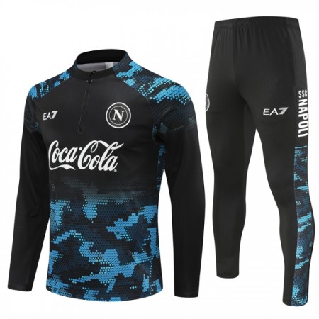 SSC Napoli Sweatshirt Za Trening 1/4-Zip 2024-25 Navy SSC Napoli Sweatshirt Za Trening 1/4-Zip 2024-25 Navy